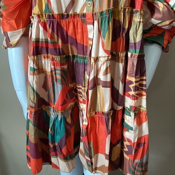 NWOT Falltansic Days Dress - Size 2X - Brown - Picture 12 of 15